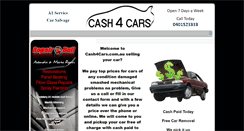 Desktop Screenshot of cash4cars.com.au